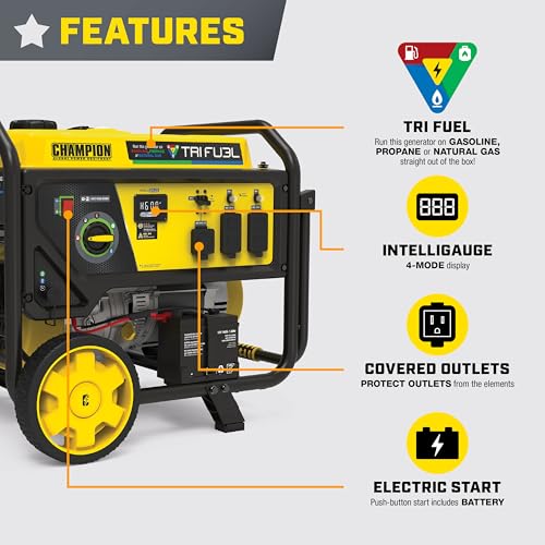 Champion 201169 6500W Tri Fuel product photo 4